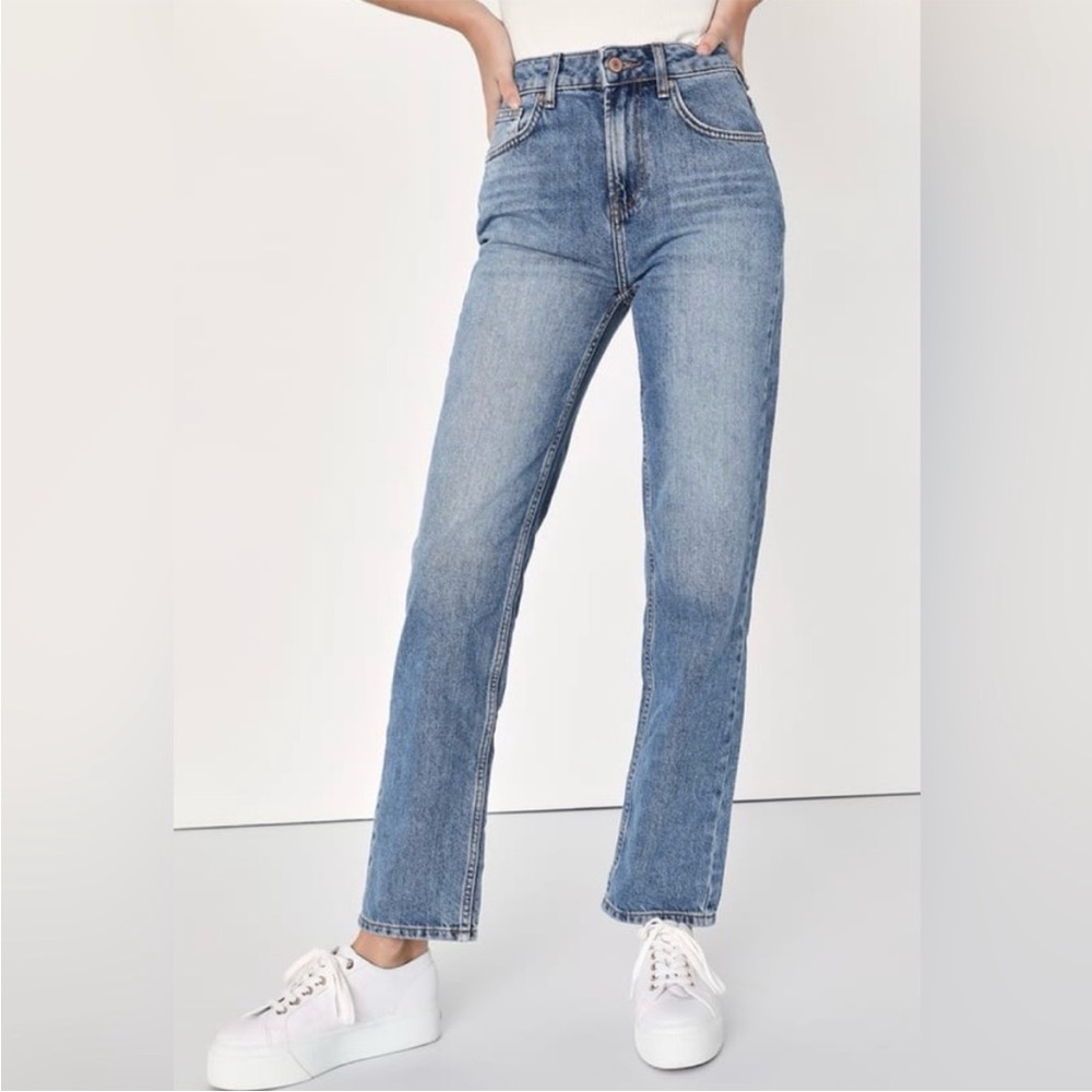 We The Free People The Pacifica High Rise Slim Straight Leg Jeans Size 24